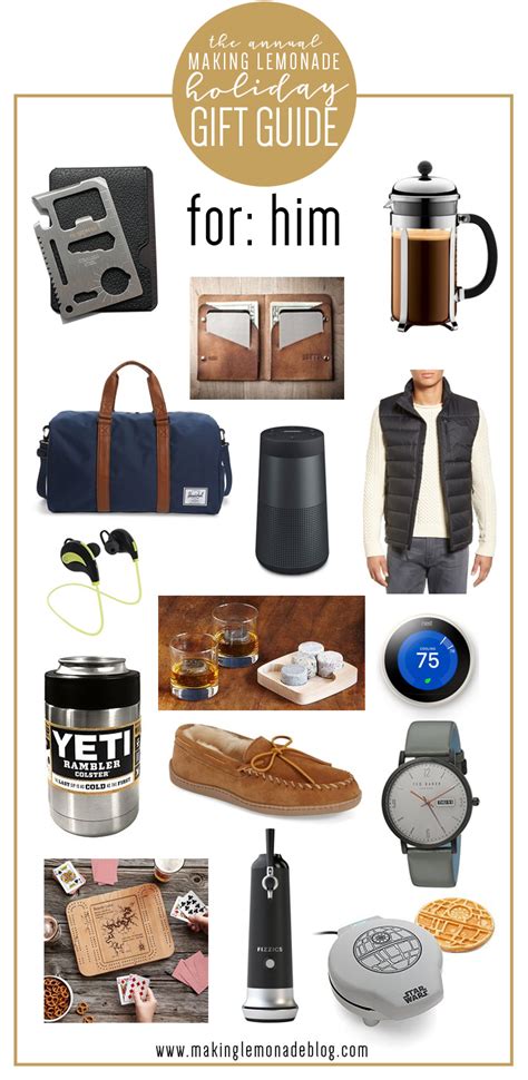 Holiday Gifts for Him 